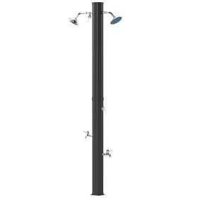 Outsunny 9.2 Gallon Solar Heated Outdoor Shower with 2 Rotating Shower Heads Outsunny 9.2 Gallon Solar Heated Outdoor Shower with 2 Rotating Shower Heads